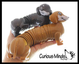 Curious Minds Toys Curious Minds Toys - 1 Dachshund Weiner Dog Large Wiggle Articulated Jointed Movi