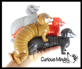Curious Minds Toys Curious Minds Toys - 1 Dachshund Weiner Dog Large Wiggle Articulated Jointed Movi