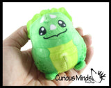 Curious Minds Toys Curious Minds Toys - 1 Plush Dinosaur Animal Sugar Ball - Thick Glue/Gel Stretch