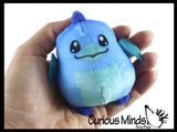 Curious Minds Toys Curious Minds Toys - 1 Plush Dinosaur Animal Sugar Ball - Thick Glue/Gel Stretch