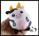 Curious Minds Toys Curious Minds Toys - 1 Plush Farm Animal Sugar Ball - Thick Glue/Gel Stretch Ball