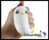 Curious Minds Toys Curious Minds Toys - 1 Plush Farm Animal Sugar Ball - Thick Glue/Gel Stretch Ball