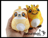 Curious Minds Toys Curious Minds Toys - 1 Plush Safari Zoo Animal Sugar Ball - Thick Glue/Gel Stretc