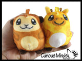 Curious Minds Toys Curious Minds Toys - 1 Plush Safari Zoo Animal Sugar Ball - Thick Glue/Gel Stretc