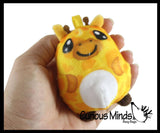 Curious Minds Toys Curious Minds Toys - 1 Plush Safari Zoo Animal Sugar Ball - Thick Glue/Gel Stretc