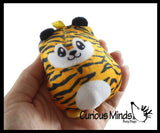 Curious Minds Toys Curious Minds Toys - 1 Plush Safari Zoo Animal Sugar Ball - Thick Glue/Gel Stretc