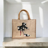 Dana's Uncommon Glass Dana's Uncommon Glass - Polka Dot Stiletto Tote Bag