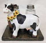 De Leon Collections De Leon Collections - Sunflower Cow Salt & Pepper Shaker Set – Farmhouse Kitchen