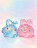 Eagle Crest Industries Inc. Blue Glitter Bunny Squishy Toy Stress Relief Fidget Toy