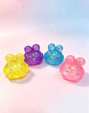 Eagle Crest Industries Inc. Box of 12 Glitter Bunny Squishy Toy Stress Relief Fidget Toy