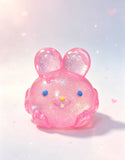 Eagle Crest Industries Inc. Pink Glitter Bunny Squishy Toy Stress Relief Fidget Toy