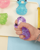 Eagle Crest Industries Inc. Purple Glitter Highland Cow Squishy Stress Toy
