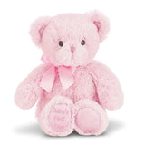 FAIRE: Bearington Collection Pink Baby's 1st Bear Pink or Blue, Small by Bearington