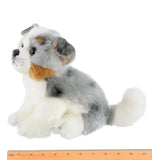 FAIRE: Bearington Collection Plush Dog Australian Shepherd Plush Puppy Dog Realistic