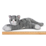 FAIRE - Bearington Plush Animals Plush Floppy Tabby Cats! Gray, Brown or Orange Tabby Kitty Cats Lifelike-Bearington Collection