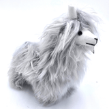 Faire-Blossom Inspirations Stuffed Animals Alpaca Plushie Handmade with Suri Wool Adorable Realistic