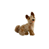 Faire-Bocchetta Plush Toys Australian Cattle Dog Red Heeler Handmade Eco Friendly Plush Sitting Dog Lifelike