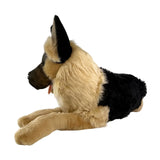 FAIRE: FurTastic Friends by Bocchetta Plush Toys Large Plush German Shepherd Black Face Stuffed Dog Lifelike Handmade