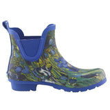 Van Gogh "Irises" Rain Collection - Short Boot Size  11