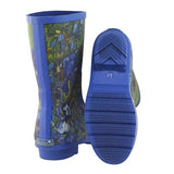 faire-galleria rain jacket Tall Boot Size  8 Van Gogh "Irises" Rain Collection