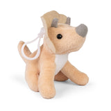 Faire-Keycraft Beige Itty Bitty Dinosaur Stuffed Animals Keyrings Backpack Clip Ons