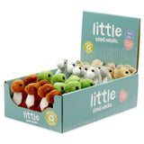 Faire-Keycraft Box of 12 Itty Bitty Dinosaur Stuffed Animals Keyrings Backpack Clip Ons