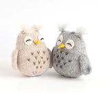 Faire-Melange Owl Knit Ornaments Brown Handmade Owl Knit Ornaments Adorable!  Made in Peru