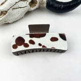 Faire - mildstyles hair clip Cow Print Brown Cow Hair Claw Clips