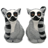 faire-puckator Ringtail Lemur Salt and Pepper Shaker Set Ceramic