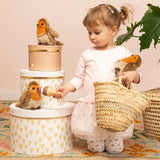 faire - teddy hermann Plush Little Robin by Teddy Hermann 15cm