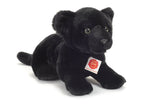 Plush Black Baby Panther Lying Down by Teddy Hermann