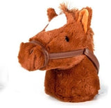 Faire: The Petting Zoo Brown Fun Hobby Horses for Active Play Asst Black, Chestnut, Painted