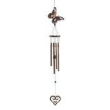 Faire- Zingz Home Butterfly and Heart Wind Chimes