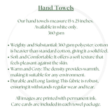 Fernville Creations Fernville Creations - Farmhouse Hand Towel: Rustic Cow Design, Elegant Home