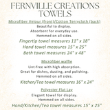 Fernville Creations Fernville Creations - Highland Cow Bath Towel for Spa-Like Comfort and Decor