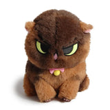 Floral Frolic Brown Floral Frolic - Angry Cat Plush Many Colors To Choose From!  Siamese, Ragdoll, Black, Tabby, Calico.....