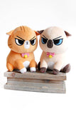 Floral Frolic Floral Frolic - Angry Cat Plush- Siamese Version