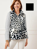 Animal Print & Honey Bee Quilted Vests Luxury Layering