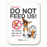 Kelley and Company Kelley and Company - Fergus Barn Sign "Do Not Feed Horses"