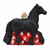 Kelley and Company Kelley and Company - Ornament - Glass Friesian