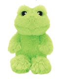 Kelli's Plush Animals Frog Large Plush Green Frog Large or Jumbo Size Embroidered Eyes