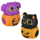 La Luna Bella - Toys La Luna Bella - Toys - 3.5" Squeezy Bead Animal Jack O Lantern 12ct LLB kids toys