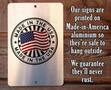 Lone Star Art 8 x 12 Lone Star Art - Don't Hog The Bathroom - Metal Sign