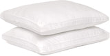 Mastertex 4 / King / White Mastertex - Maxi 100% Cotton Top Down Alternaive Fill Breathable Pillows