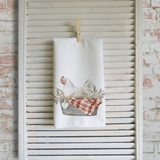 Middlefork & Co. Rolled Middlefork & Co. - Chicken Farm Animal Kitchen Tea Towel Farmhouse Gifts