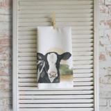 Middlefork & Co. Rolled Middlefork & Co. - Holstein Cow Farm Animal Kitchen Tea Towel Farmhouse Gifts