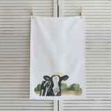 Middlefork & Co. Rolled Middlefork & Co. - Holstein Cow Farm Animal Kitchen Tea Towel Farmhouse Gifts