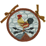 Park Designs Park Designs - Break Of Day Rooster Hooked Chair Pad