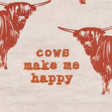 Primitives by Kathy Primitives by Kathy - Cows Make Me Happy Kitchen Towel