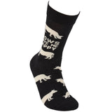 Primitives by Kathy Primitives by Kathy - Cows Make Me Happy Socks